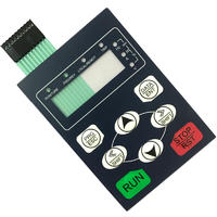 Tactile Instrument Control Pad With Metal Dome And Antiglare Display Window