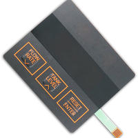 Digital Control Membrane Keypads With Smoke Gray Display Window