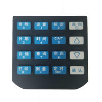Metal Dome Rubber Keypad With PCB Circuit Board